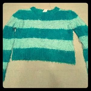 Girls teal short sweater